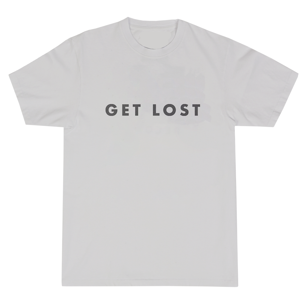 Get Lost White T-Shirt - Lost Highway Records