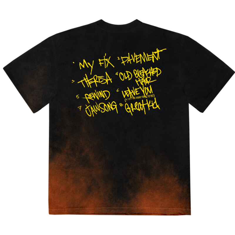 Possum Rock Bleach Dye Tee back